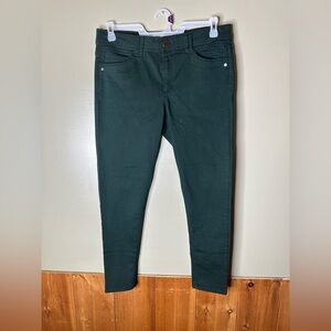 Democracy Skinny Pants Size 10 Green “Ab" Technology Slimming Stretch
